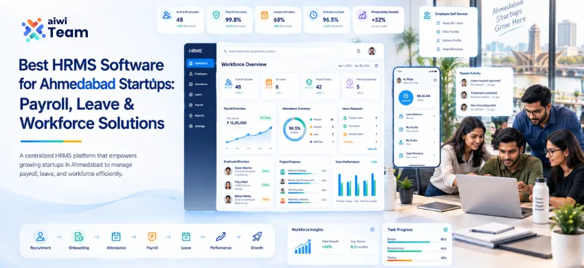 Best HRMS Software for Ahmedabad Startups: Payroll, Leave & Workforce Solutions