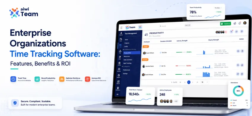 Enterprise Organizations Time Tracking Software: Features, Benefits & ROI