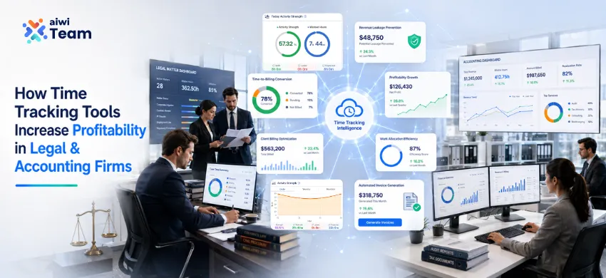 How Time Tracking Tools Increase Profitability in Legal & Accounting Firms - Aiwi team
